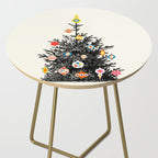 Retro Decorated Christmas Tree Side Table Gallery Image 2