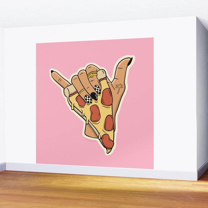PIZZA SHAKA (LIGHT) Wall Mural Gallery Image 2