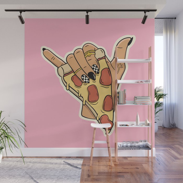 PIZZA SHAKA (LIGHT) Wall Mural Gallery Image 1