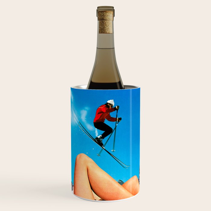 Skiing Time! Wine Chiller Gallery Image 1