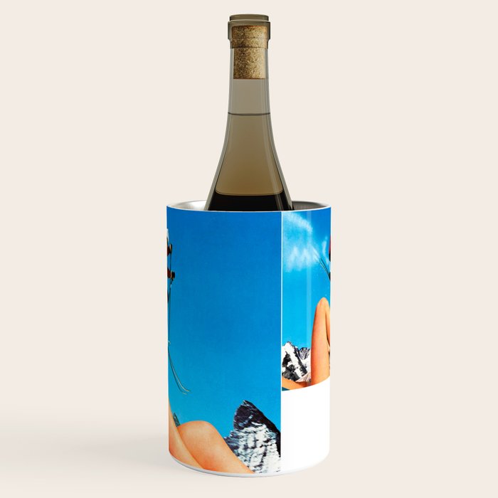 Skiing Time! Wine Chiller Gallery Image 3