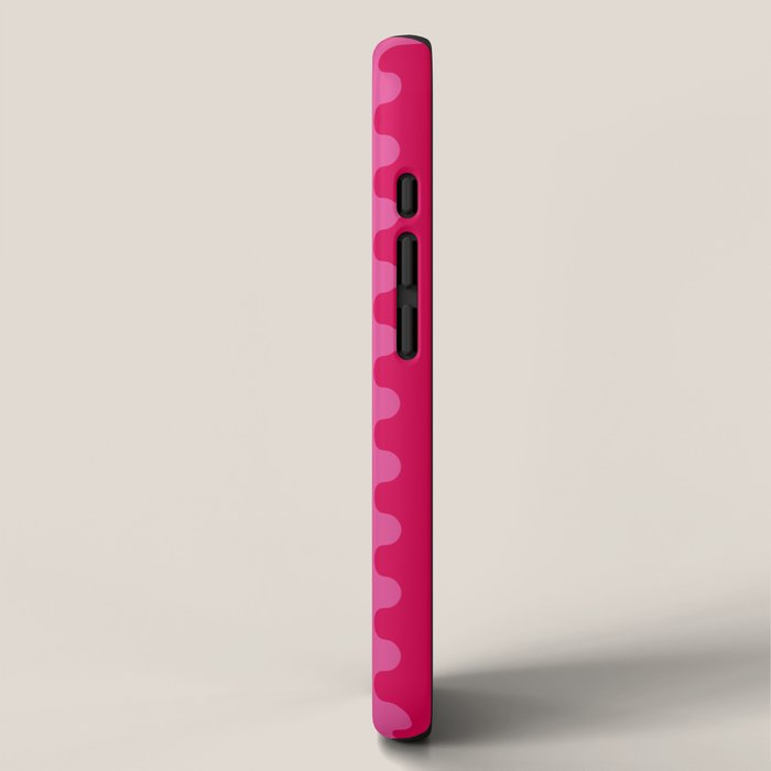 Ogee A-Go-Go Vivid Hot Pink Retro Pop Pattern iPhone Case Gallery Image 2
