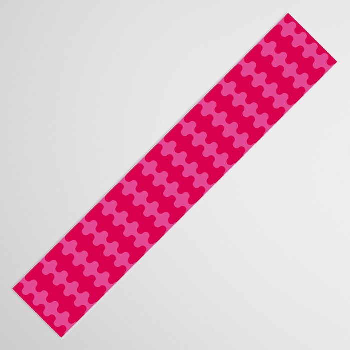 Ogee A-Go-Go Vivid Hot Pink Retro Pop Pattern Table Runner Gallery Image 3