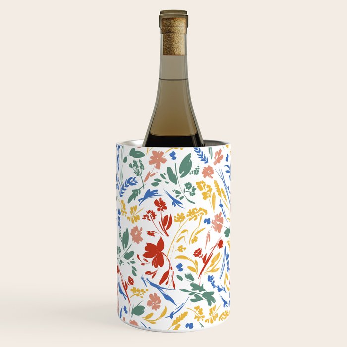 Wild colorful flowery meadow Wine Chiller Gallery Image 2