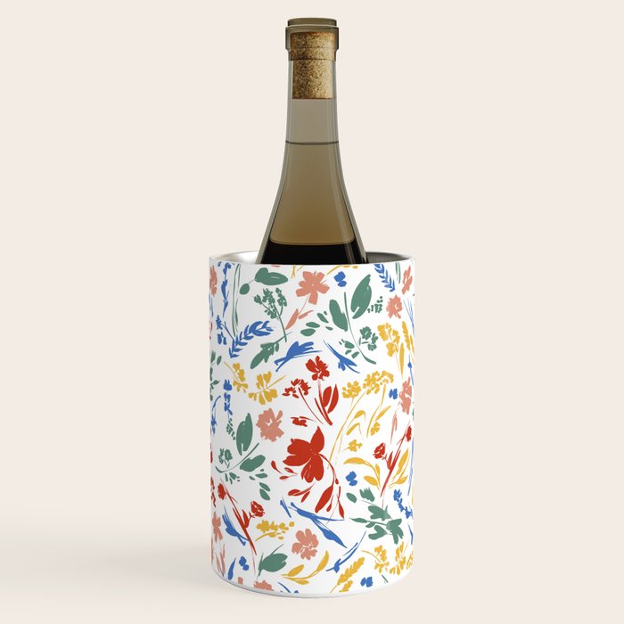 Wild colorful flowery meadow Wine Chiller Gallery Image 3