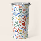 Wild colorful flowery meadow Travel Mug Gallery Image 2