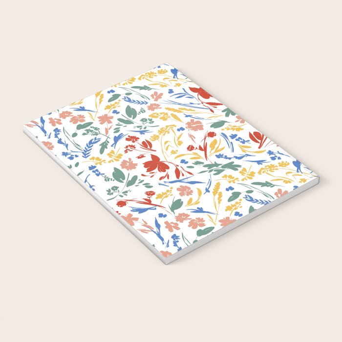Wild colorful flowery meadow Notebook Gallery Image 3