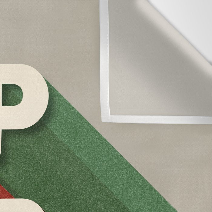 HIP HOP - retro typography Wall Tapestry Gallery Image 3