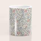 William Morris Sweet Briar Indigo Red Coffee Mug Gallery Image 4