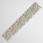 William Morris Sweet Briar Indigo Red Table Runner Gallery Image 3