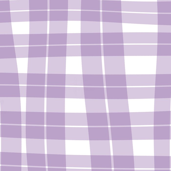 Wavy Plaid Lilac White Coffee Mug Gallery Image 2