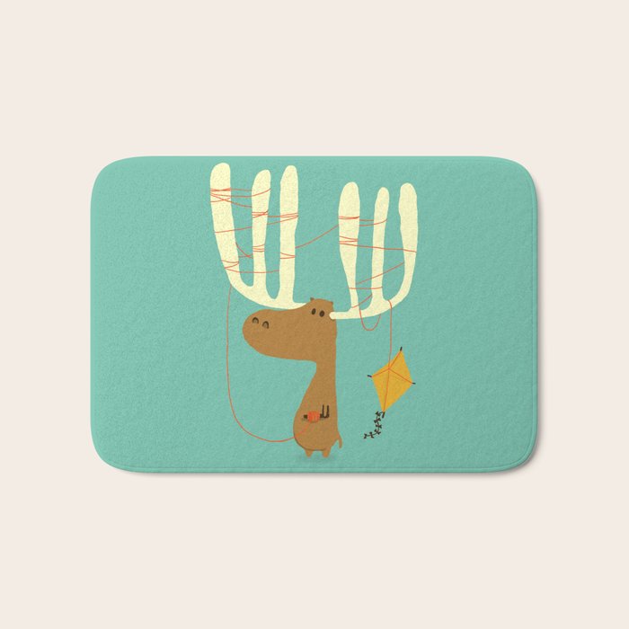 A moose ing Bath Mat Gallery Image 1