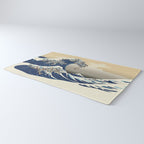 The Great Wave of Pugs Vanilla Sky Rug Gallery Image 3