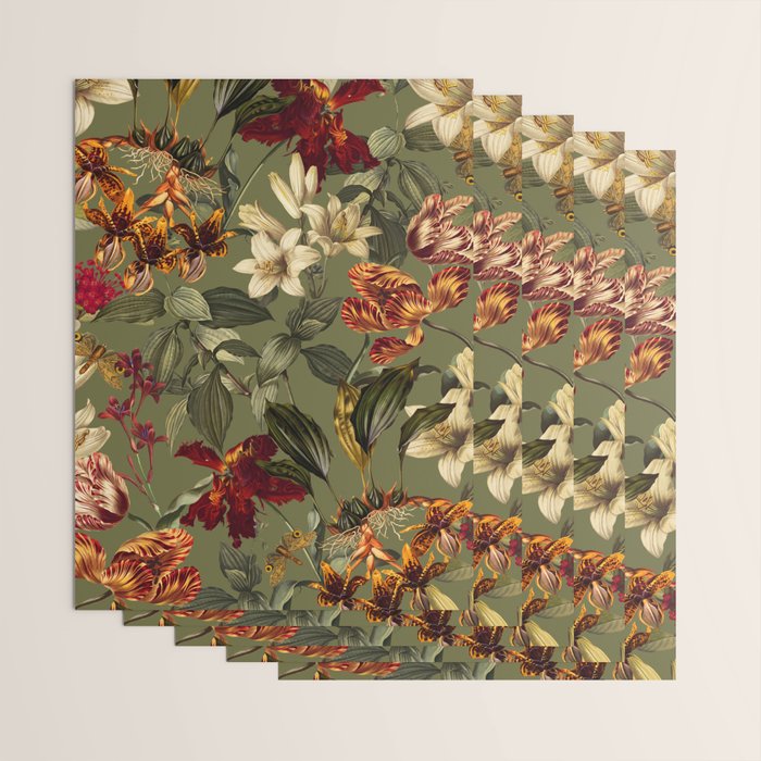 Flower Garden Serenade II Wrapping Paper Gallery Image 3