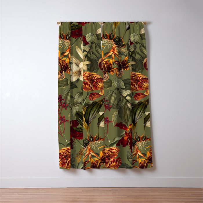 Flower Garden Serenade II Window Curtain Gallery Image 3