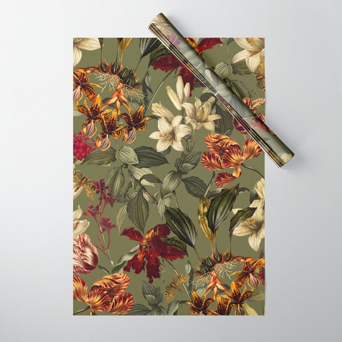 Flower Garden Serenade II Wrapping Paper Gallery Image 1