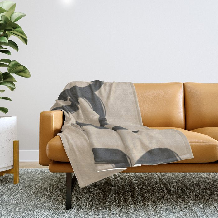 Abstract line art 43 Throw Blanket Gallery Image 1