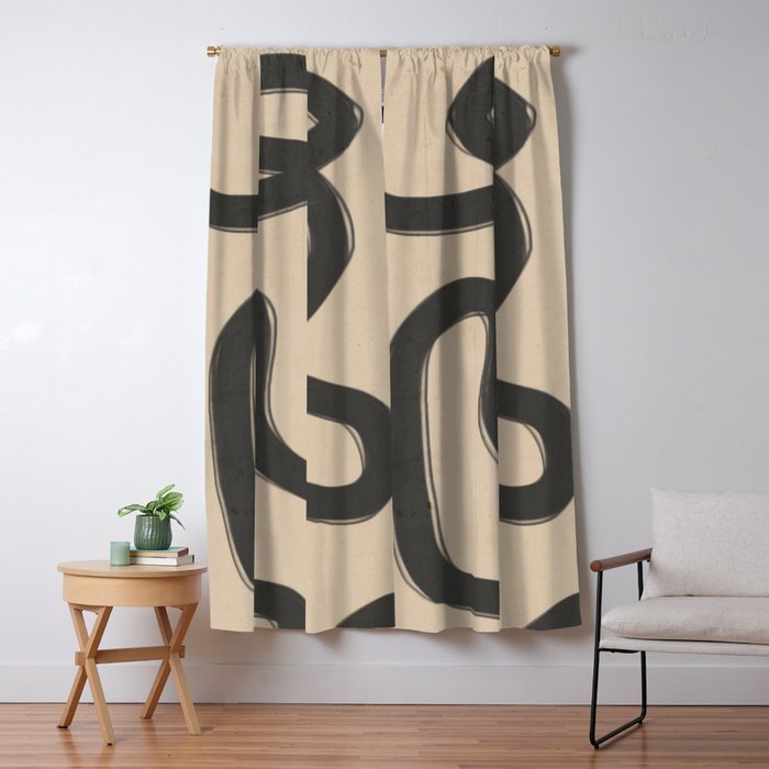 Abstract line art 43 Window Curtain Gallery Image 5