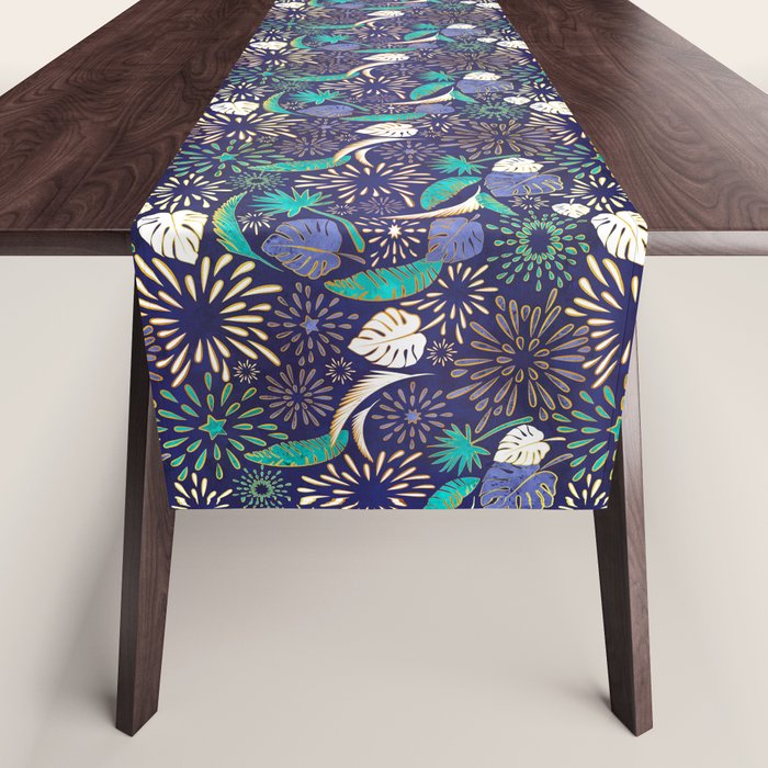 Tropical fireworks Table Runner Gallery Image 1