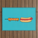 Dog Eat Dog World Outdoor Rug Gallery Image 1