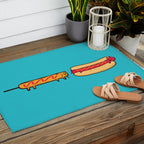 Dog Eat Dog World Outdoor Rug Gallery Image 2