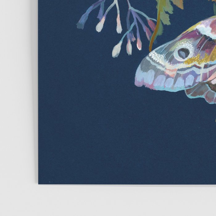 Moth Flower Bouquet Poster Gallery Image 3