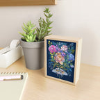Moth Flower Bouquet Mini Art Print Gallery Image 2