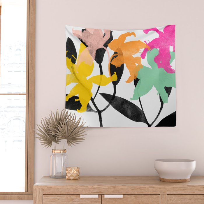 lily 2 Wall Tapestry Gallery Image 2