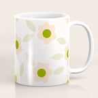 Pink daisy flower pattern Coffee Mug Gallery Image 1