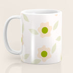 Pink daisy flower pattern Coffee Mug Gallery Image 3