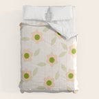 Pink daisy flower pattern Comforter Gallery Image 6