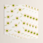 Pink daisy flower pattern Wrapping Paper Gallery Image 3
