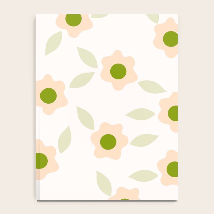 Pink daisy flower pattern Notebook Gallery Image 4