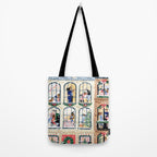 Holiday Apartment Windows Tote Bag Gallery Image 2