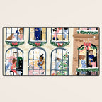 Holiday Apartment Windows Desk Mat Gallery Image 3