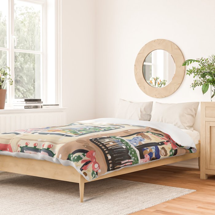 Holiday Apartment Windows Duvet Cover Gallery Image 2