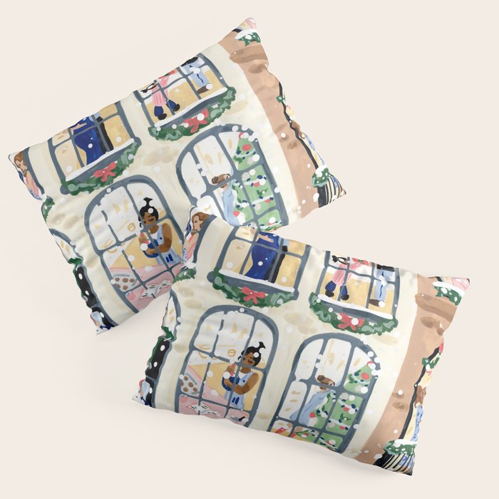 Holiday Apartment Windows Pillow Sham Gallery Image 3