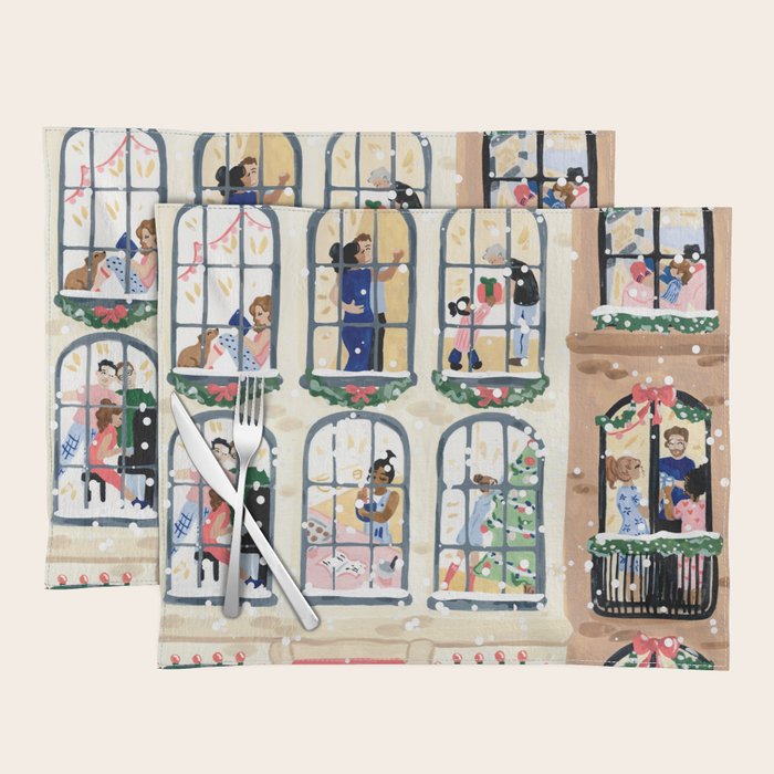 Holiday Apartment Windows Placemat Gallery Image 1