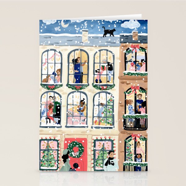 Holiday Apartment Windows Stationery Card Gallery Image 2