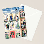 Holiday Apartment Windows Stationery Card Gallery Image 2