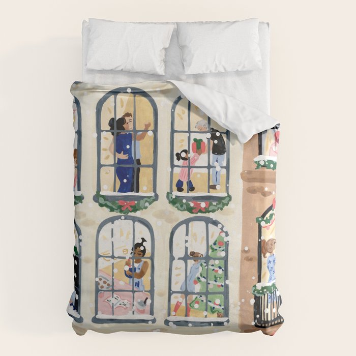 Holiday Apartment Windows Duvet Cover Gallery Image 1