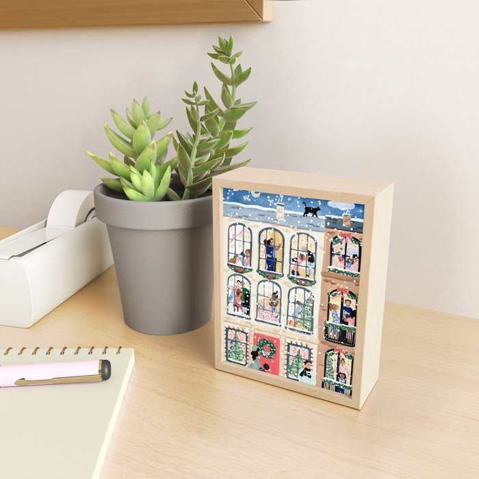 Holiday Apartment Windows Mini Art Print Gallery Image 2