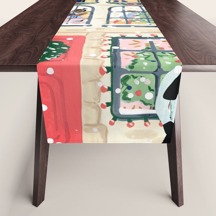 Holiday Apartment Windows Table Runner Gallery Image 1