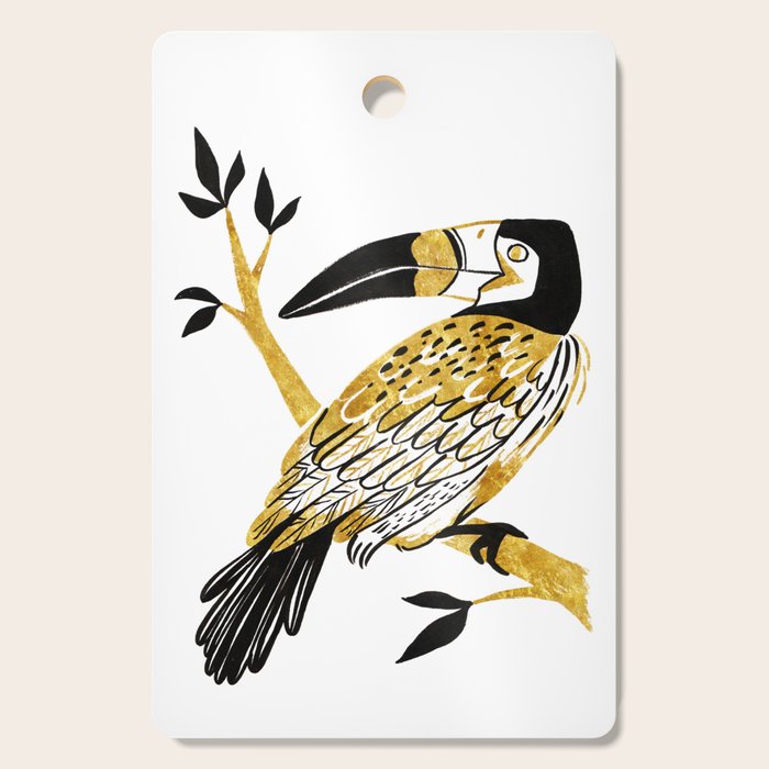 Golden Toucan Cutting Board Gallery Image 1
