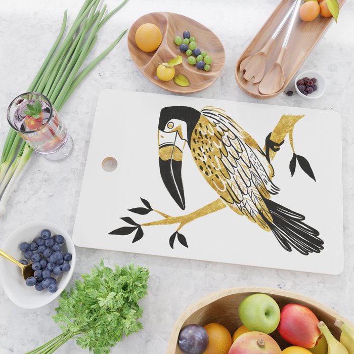 Golden Toucan Cutting Board Gallery Image 2