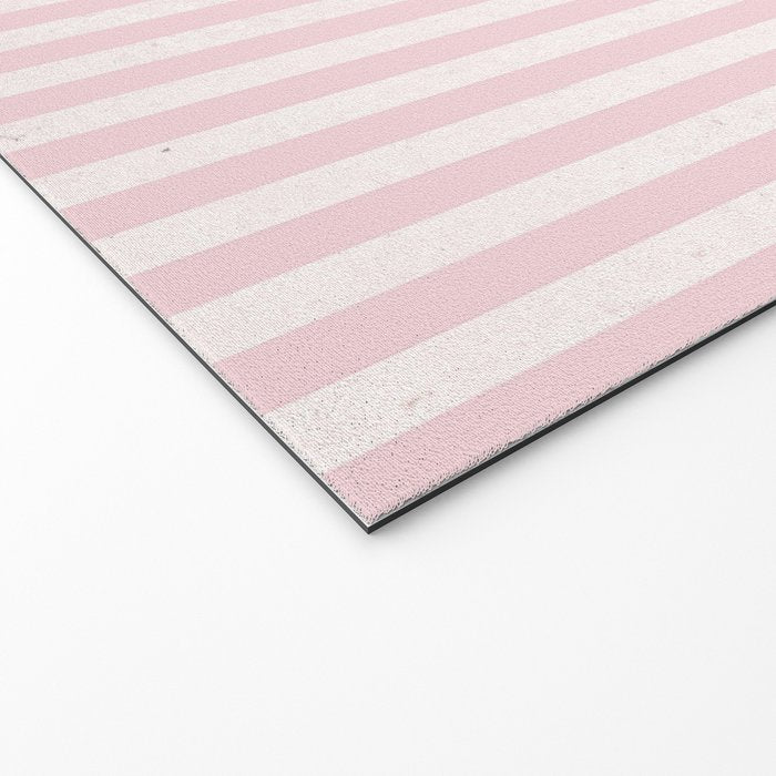 Pink Stripes Welcome Mat Gallery Image 2
