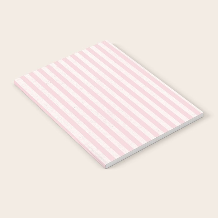 Pink Stripes Notebook Gallery Image 1