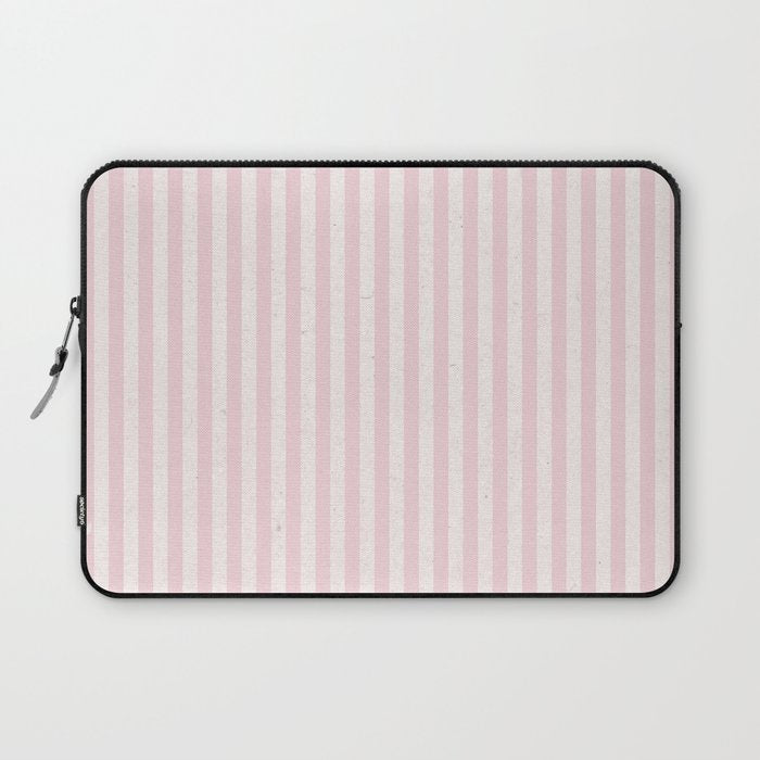 Pink Stripes Laptop Sleeve Gallery Image 1