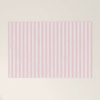 Pink Stripes Welcome Mat Gallery Image 1