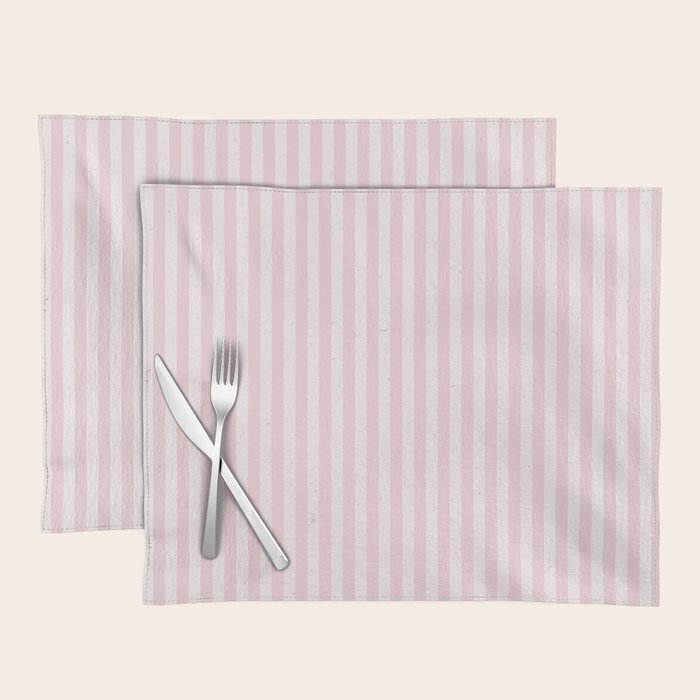 Pink Stripes Placemat Gallery Image 1